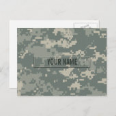 Armee Klimaanlage-Tarnung kundengerecht Postkarte (Vorne/Hinten)