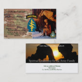 Armee-Kraft-Geistlich-Visitenkarte Visitenkarte (Vorne/Hinten)