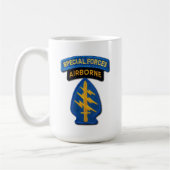 Armee-Kraft-grüne Barett-Förster-Tierärzte Kaffeetasse (Links)