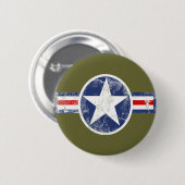 Armee-Luft-Korps Vintag Button (Vorne & Hinten)