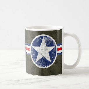 Armee-Luft-Korps Vintag Kaffeetasse