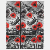 Armee, Luftwaffe, Marine Fleecedecke (Vorderseite)