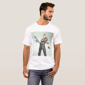 Armee Mädchen 4 - Kunstprint T-Shirt (Vorne ganz)