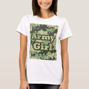 Armee-Mädchen T-Shirt
