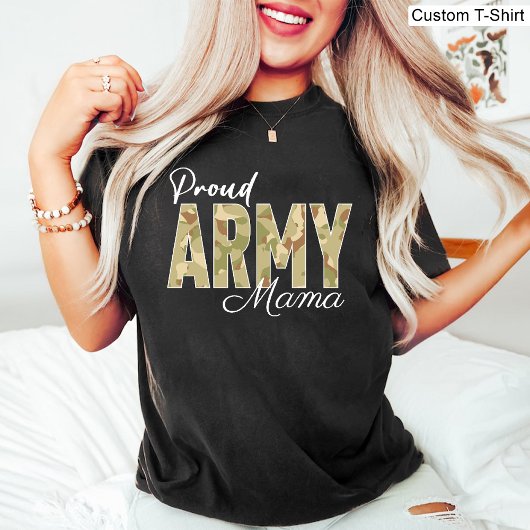 Armee Mama Black Veterans Militär T-Shirt