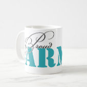 Armee-Mama Kaffeetasse (Vorderseite Links)