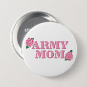 Armee-Mama-Rosa-Rosen Button (Vorne & Hinten)