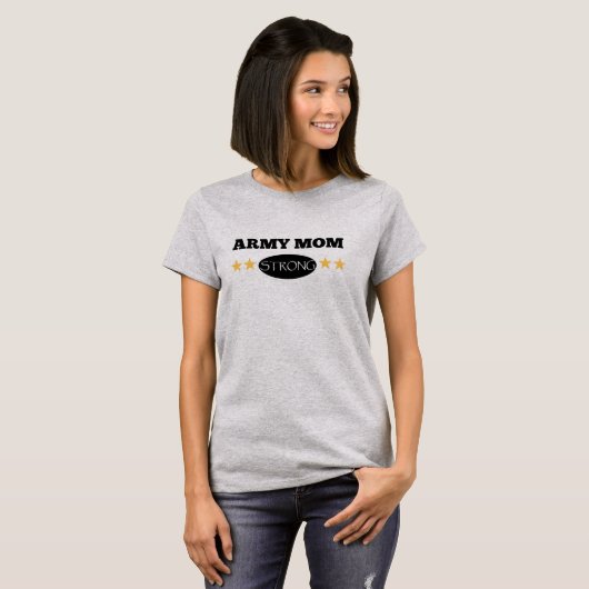 Armee-Mama-starkes Shirt (Vorne ganz)