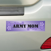 Armee-Mama-tiefe Flieder Autoaufkleber (Auf Auto)