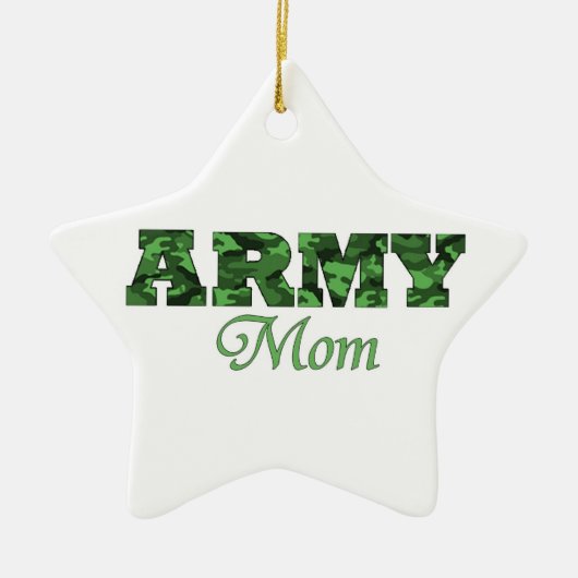 Armee-Mama-Verzierung Keramik Ornament (Vorne)