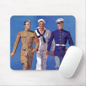 Armee, Marine & Marines Mousepad (Mit Mouse)