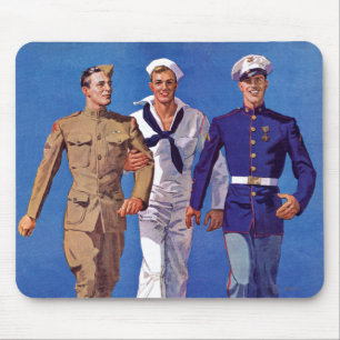Armee, Marine & Marines Mousepad
