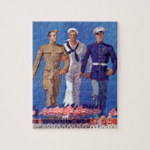 Armee, Marine u. Marinesoldaten Puzzle (Vertikal)