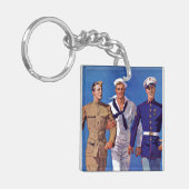 Armee, Marine u. Marinesoldaten Schlüsselanhänger (Vorderseite links)