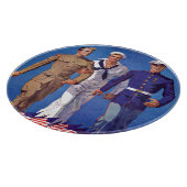 Armee, Marine u. Marinesoldaten Schneidebrett (Ecke)