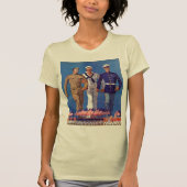 Armee, Marine u. Marinesoldaten T-Shirt (Vorderseite)
