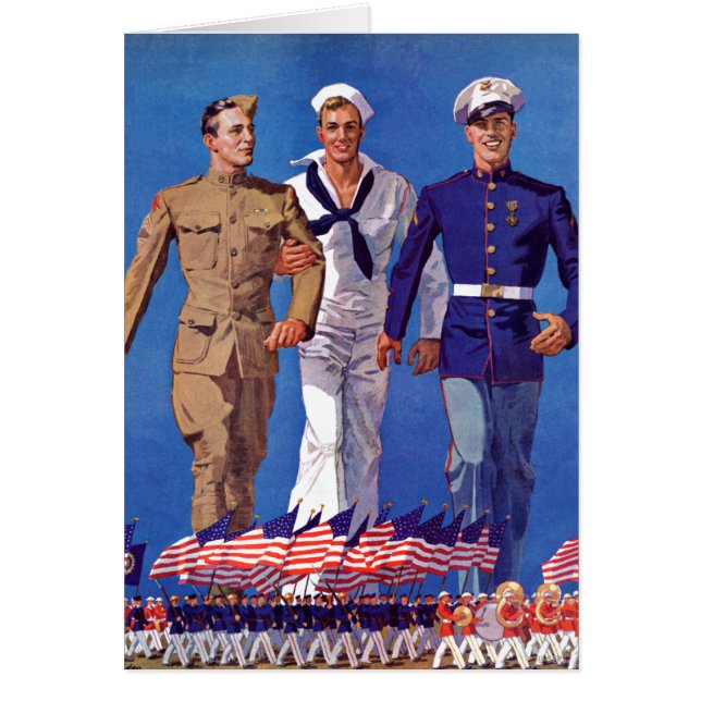 Armee, Marine und Marines (Vorne)