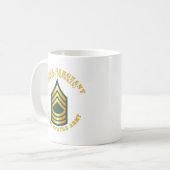 Armee - Master Sergeant - MSG - Kampfveteran Kaffeetasse (Vorderseite Links)