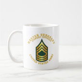 Armee - Master Sergeant - MSG - Kampfveteran Kaffeetasse (Links)