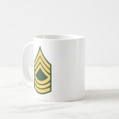 Armee - Meister E-8 (MSG) Kaffeetasse (Vorderseite Links)