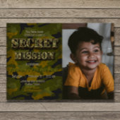 Armee - Militär - Soldat - Junge Geburtstag mit Fo Einladung