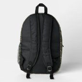 Armee-Militär-Tarnmuster Grün Camo Muster Bedruckter Rucksack (Rückseite)
