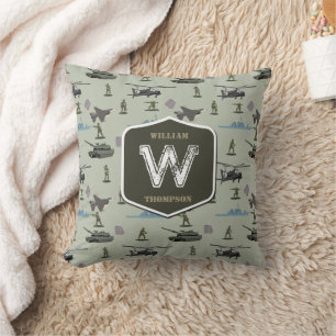 Armee-Militär-Tarnmuster Grün Camo Muster Kissen