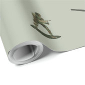 Armee Militär-Tarnung Grün Camo  Geschenkpapier (Rolleneckpunkt)
