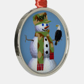 Armee-Militär verziert Silbernes Ornament (Rechts)