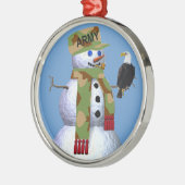 Armee-Militär verziert Silbernes Ornament (Links)