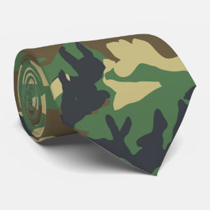 Armee Militärische Camouflage Camouflage Print Arm Krawatte