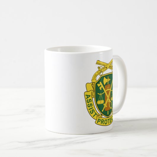 Armee-Militärpolizei-Korps Kaffeetasse (VorderseiteRechts)