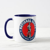 Armee-Nationalgarde-Logo-Militär Tasse (Links)