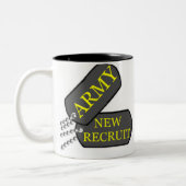 Armee-neuer Neuzugang Zweifarbige Tasse (Links)