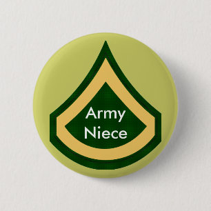 Armee-Nichten-Knopf Button