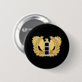Armee - Offizier des Hauptbefehls - W03 - flach -  Button (Vorne & Hinten)