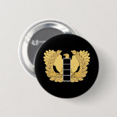 Armee - Offizier des Hauptbefehls - W04 - flach - Button (Vorne & Hinten)