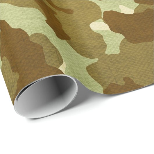 Armee-Packpapier Geschenkpapier (Rolleneckpunkt)