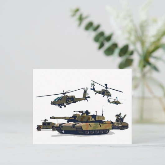 Armee Postkarte (Stehend Vorderseite)