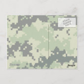 Armee Postkarte (Rückseite)