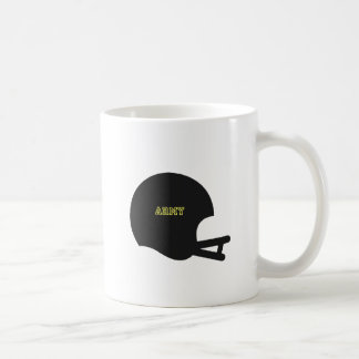 Armee-schwarze Ritter-Vintages Kaffeetasse