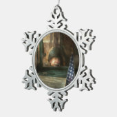 Armee - Semper Fi Schneeflocken Zinn-Ornament (Rechts)