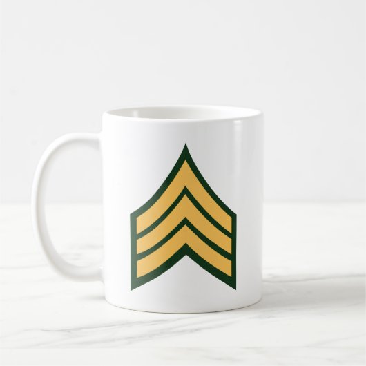 Armee - Sergeant E-5 (SGT) Kaffeetasse (Links)