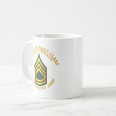 Armee - Sergeant First Class - SFC - Kampfveteran Kaffeetasse (Vorderseite Links)