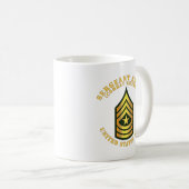 Armee - Sergeant Major - SGM - Kriegsveteran Kaffeetasse (VorderseiteRechts)
