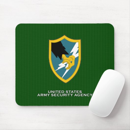 Armee-Sicherheitsbüroschulterflecken Mousepad (Mit Mouse)