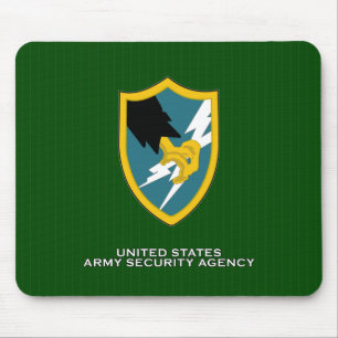 Armee-Sicherheitsbüroschulterflecken Mousepad