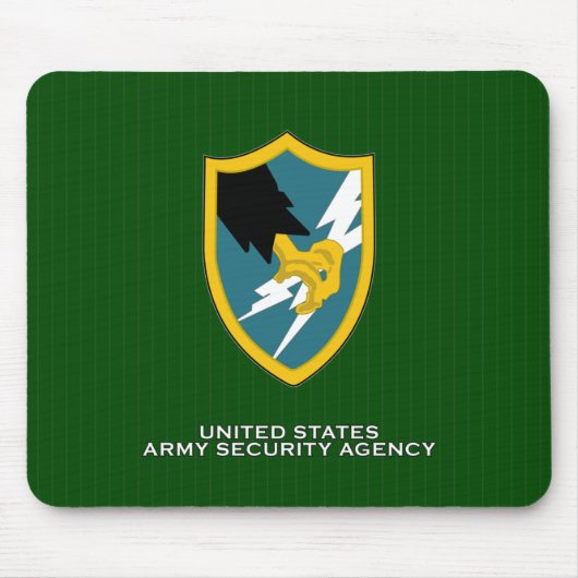 Armee-Sicherheitsbüroschulterflecken Mousepad (Vorne)