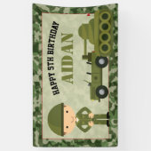Armee-/Soldat-Fahne (Hintergrund) personalisiert Banner (Vertikal)