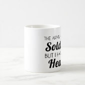 ARMEE-SOLDAT-HERZ KAFFEETASSE (Mittel)
